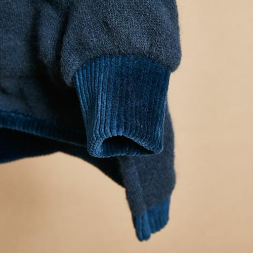 ルイスドッグ louisdog Navy Angora Hood 犬服 小型犬 ウエア アウター 上着 ジャンパー パーカー セレブ 送料無料の画像