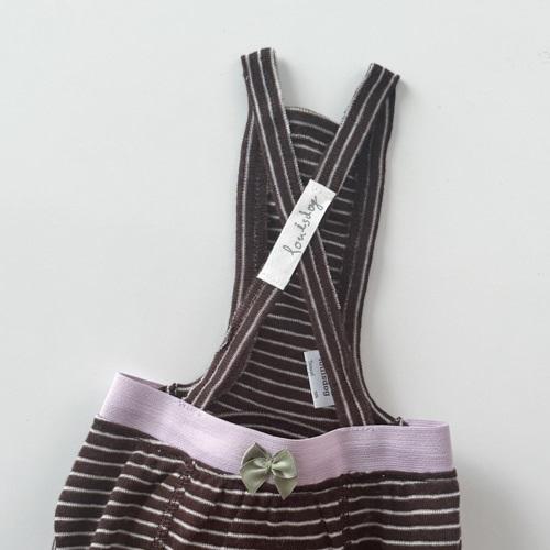 ルイスドッグ louisdog Chocolat Pants 小型犬 犬服 ロンパース カバーオール つなぎ パンツ セレブの画像