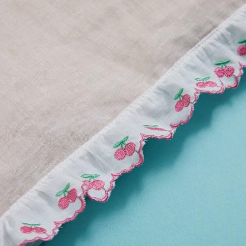 ルイスドッグ louisdog Linen Goose Blanket'Cherry Duck 小型犬 犬用 ベッド ブランケット セレブ_2
