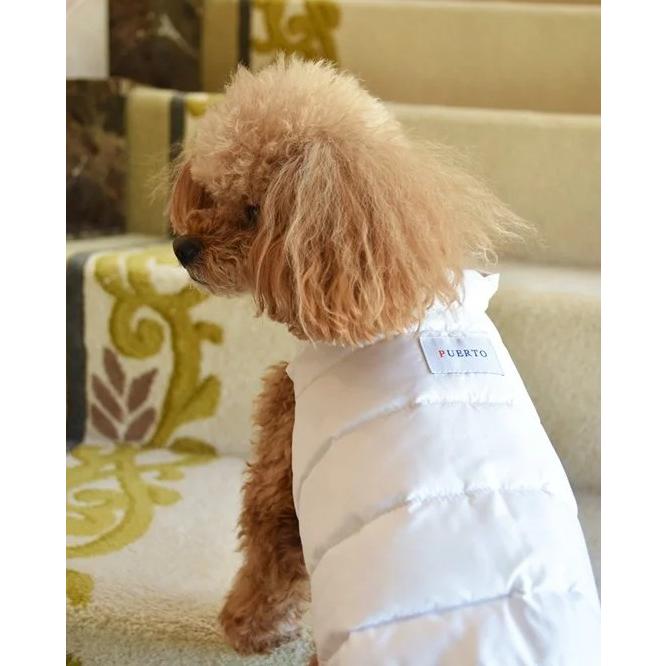 プエルト PUERTO メイフェア リバーシブルダウンベスト 2/2h/3 小型犬 犬服 ウエア アウター ダウンベスト セレブ_5