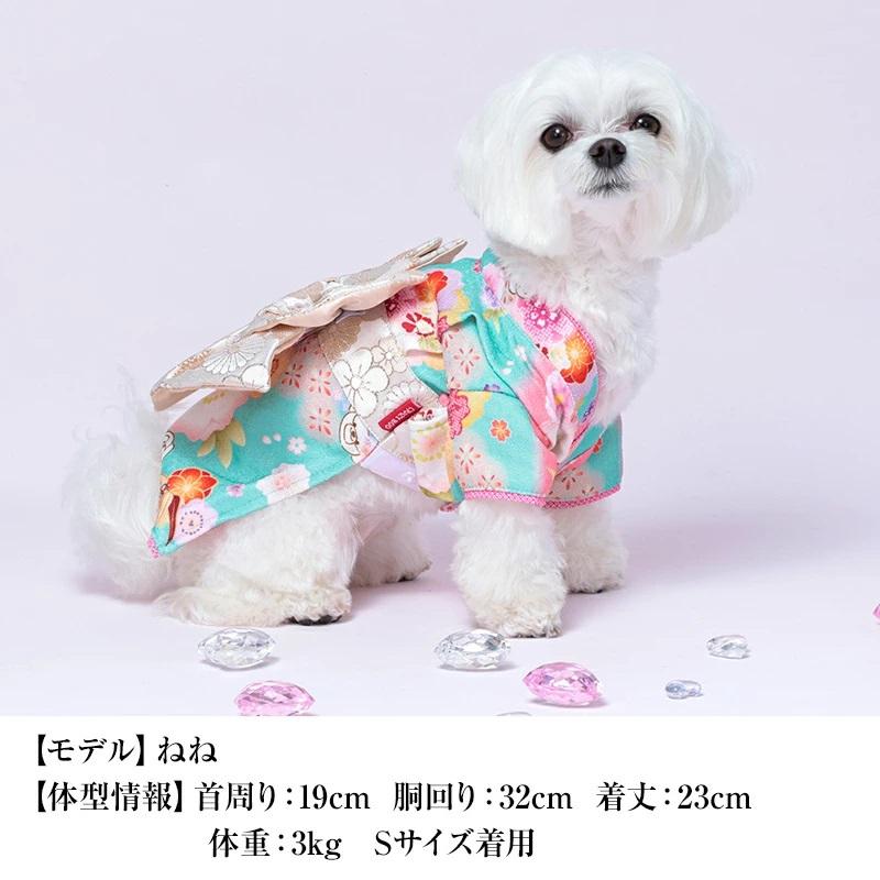 クレイジーブー CRAZYBOO 梅柄着物 XL/XXL 犬服 小型犬 ウエア 着物