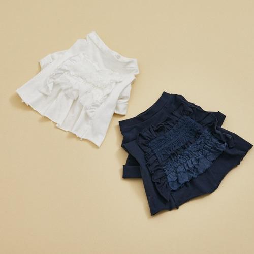 ルイスドッグ louisdog Indigo Roll Up 小型犬 犬服 トップス カットソー Tシャツ セレブの画像
