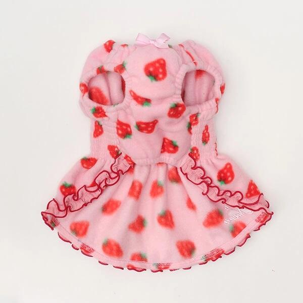 きゃんナナ CanNana 冬いちごシャーリングワンピース 1146 小型