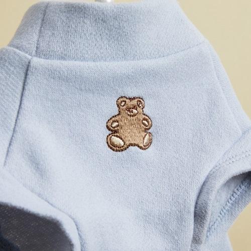 ルイスドッグ louisdog Liberty Baby Frill TEE/Sky Blue 小型犬 犬服 トップス Tシャツ セレブの画像