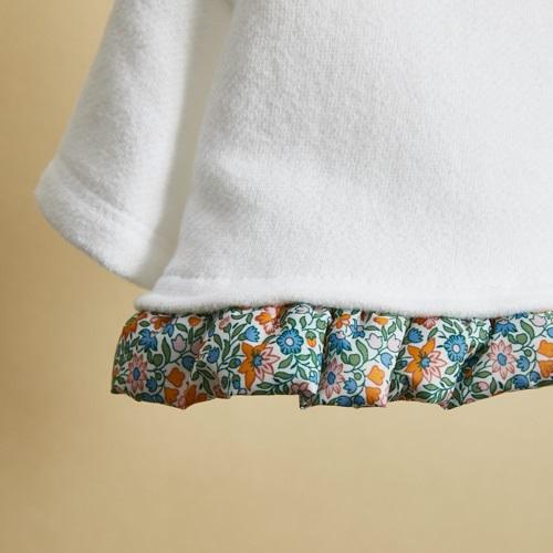 ルイスドッグ louisdog Liberty Baby Frill TEE/White 小型犬 犬服 トップス Tシャツ セレブの画像