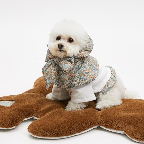 ルイスドッグ louisdog Liberty Baby Frill TEE/White 小型犬 犬服 トップス Tシャツ セレブの画像