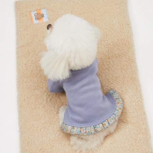 ルイスドッグ louisdog Liberty Baby Frill TEE/Deep Blue 小型犬 犬服 トップス Tシャツ セレブの画像