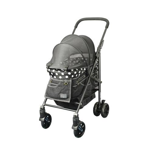 訳あり】 マザーカート Mother Cart ラプレ Lサイズ ブラックデニム 犬