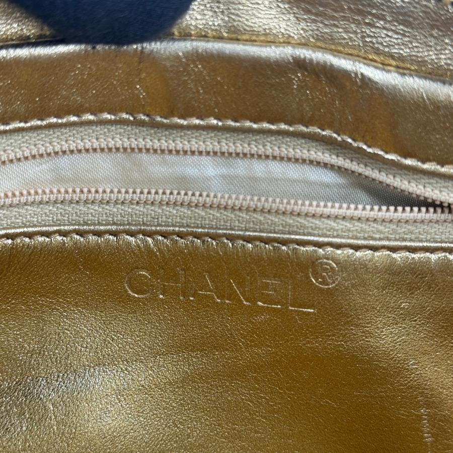 希少 美品 中古 CHANEL サテンチェーンショルダー カメリア_13
