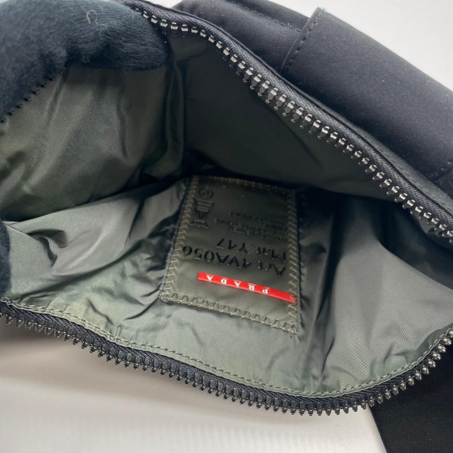 PRADA（プラダ） 美品 ナイロン ウエストバッグ ボディバッグ ブラック