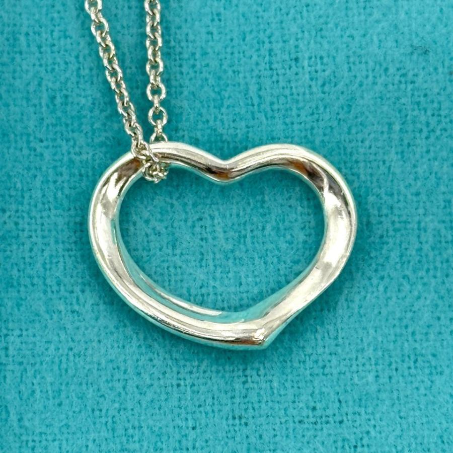 TIFFANY & Co. オープンハート ネックレス SV925 美品 TIFFANY&Co.（ティファニー） TIFFANY オープンハート ネックレス