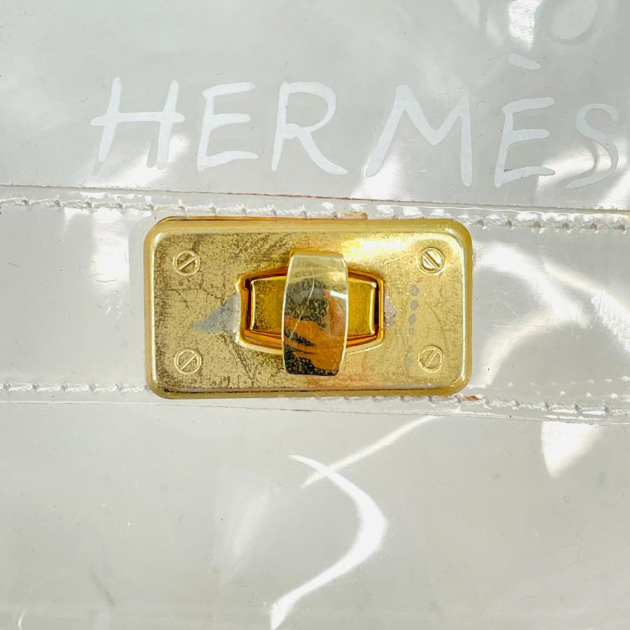 HERMES（エルメス） 希少 ビニールケリー ハンドバッグ クリアバッグ