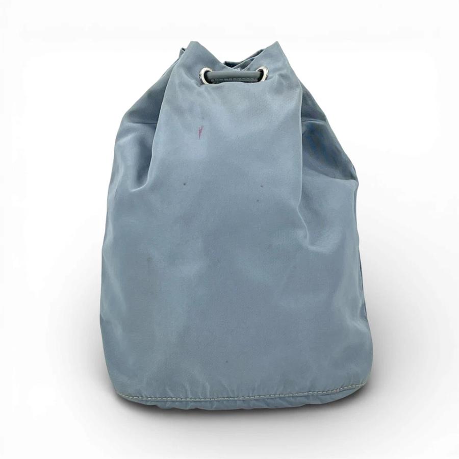 PRADA（プラダ） ブルー ナイロン 巾着 ミニポーチ : tibi TRUNK