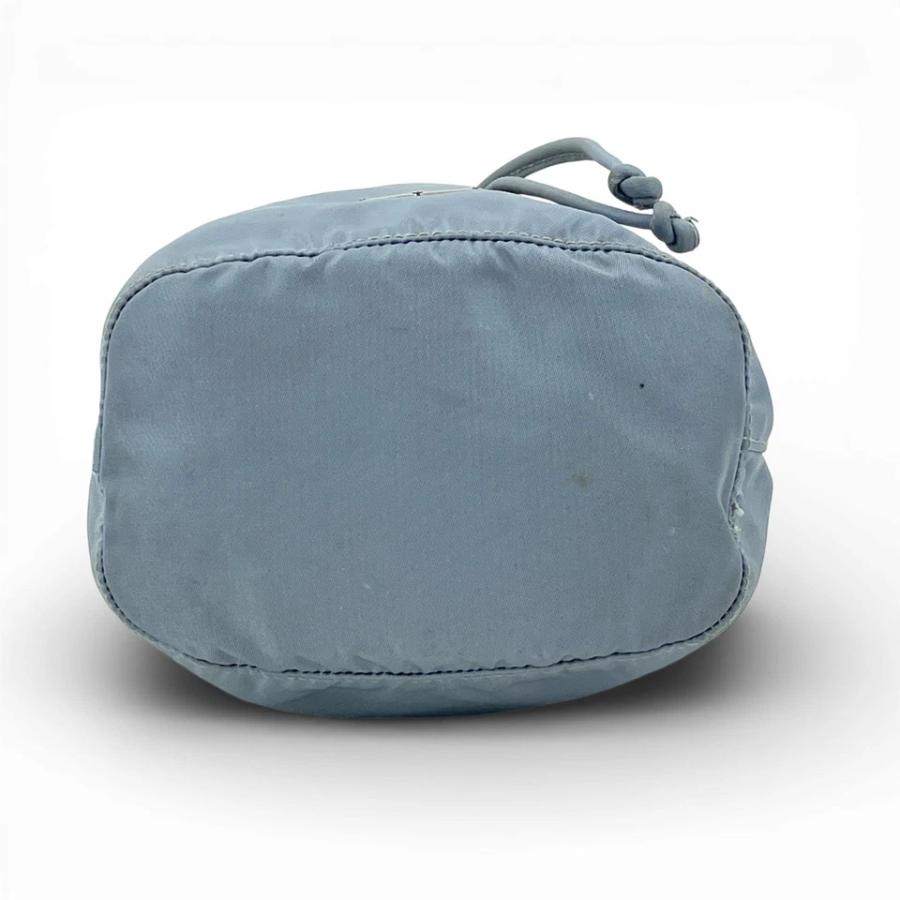 PRADA（プラダ） ブルー ナイロン 巾着 ミニポーチ : tibi TRUNK