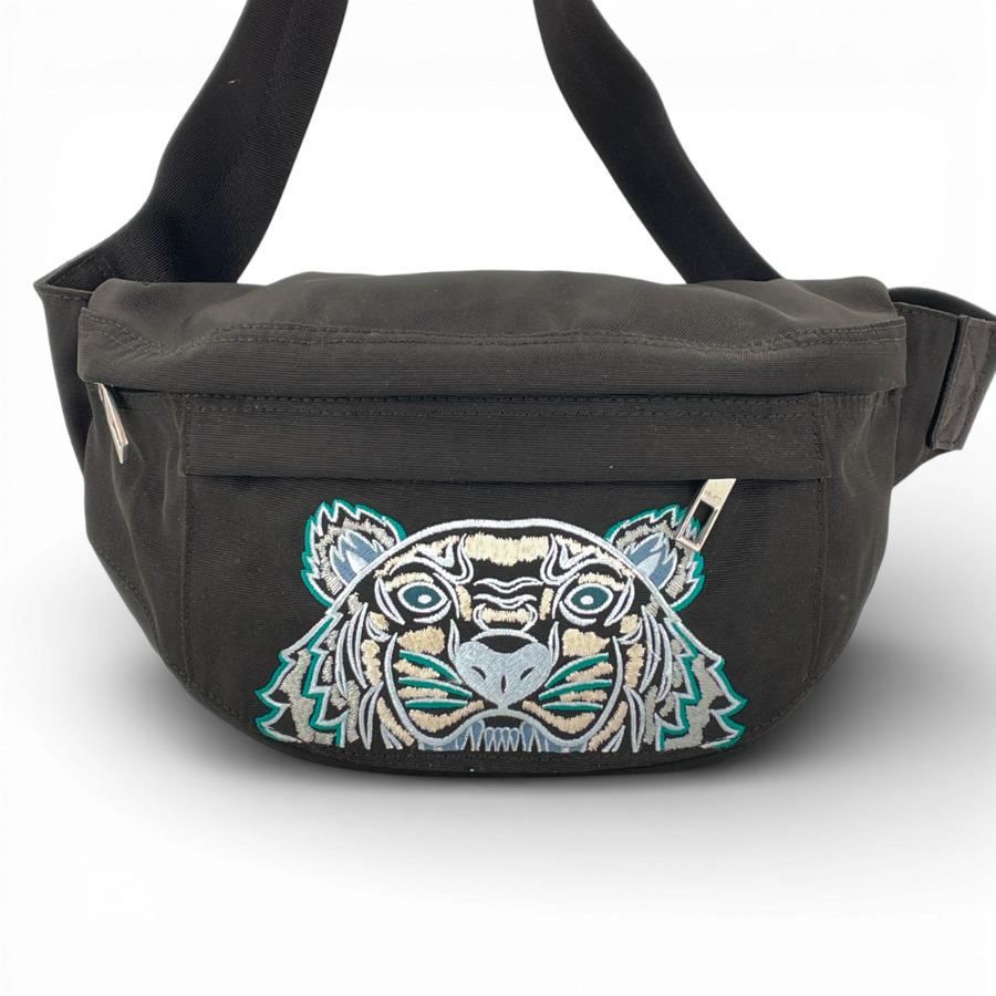 KENZO（ケンゾー） 美品 ロゴ ウエストバッグ ボディバッグ ナイロン