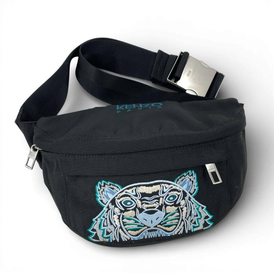 KENZO（ケンゾー） 美品 ロゴ ウエストバッグ ボディバッグ ナイロン