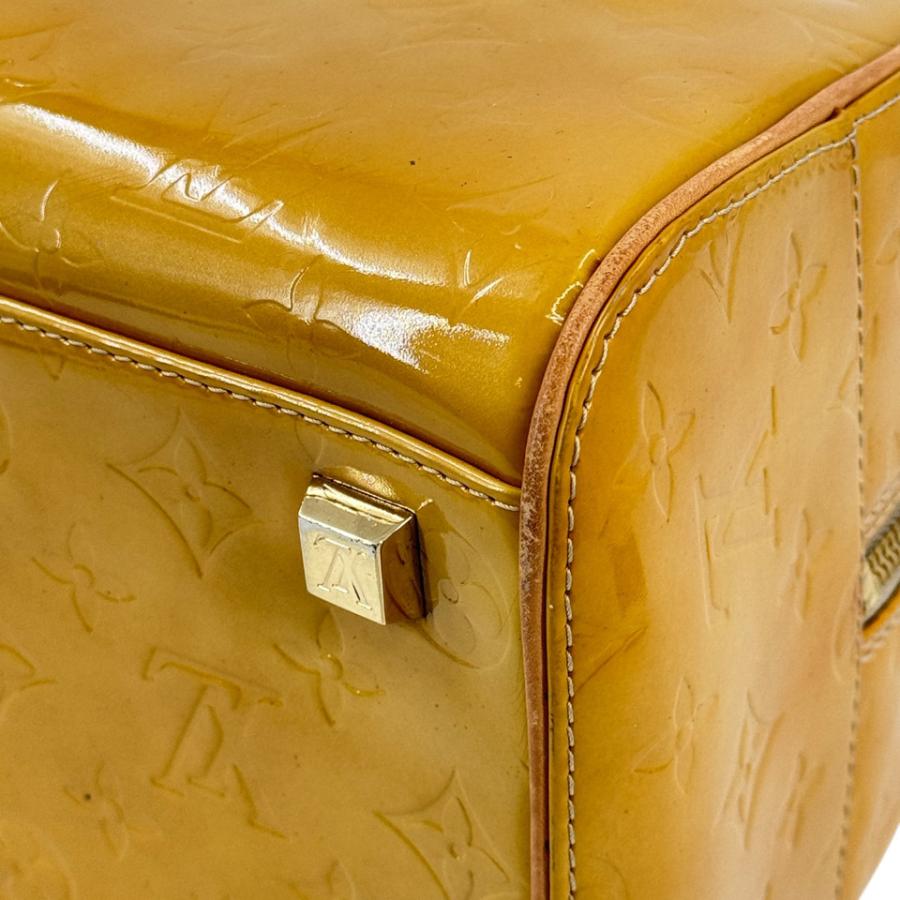 LOUIS VUITTON モノグラム ヴェルニ イエロー トンプキンス・スクエア M91102 ハンドバッグ_12