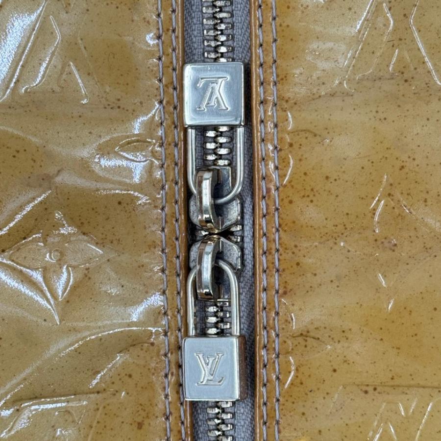 LOUIS VUITTON モノグラム ヴェルニ イエロー トンプキンス・スクエア M91102 ハンドバッグ_13