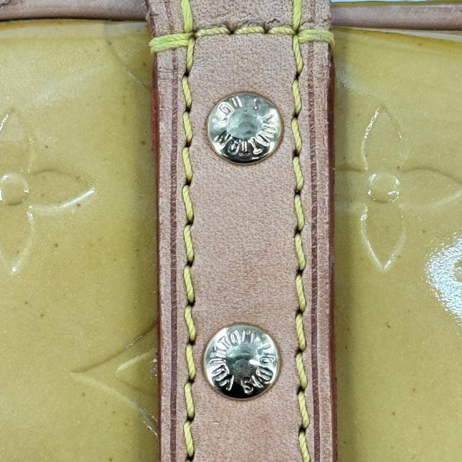 LOUIS VUITTON モノグラム ヴェルニ イエロー トンプキンス・スクエア M91102 ハンドバッグ_14