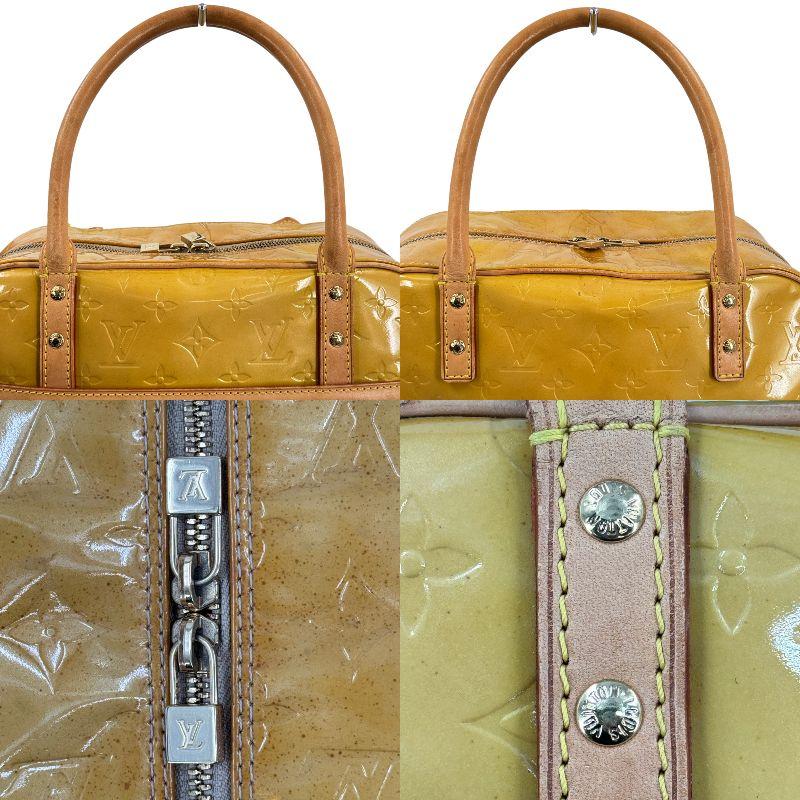 LOUIS VUITTON モノグラム ヴェルニ イエロー トンプキンス・スクエア M91102 ハンドバッグ_2