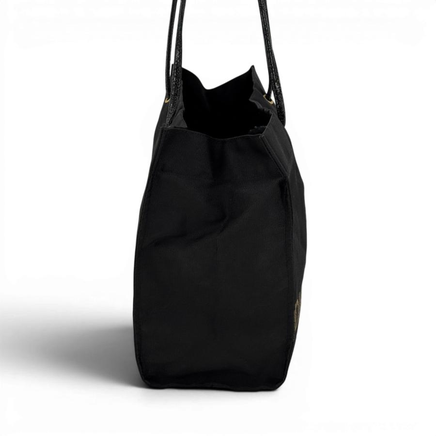 ◇ 良品 FENDI フェンディ トートバッグ ナイロン ブラック ◇ FENDI（フェンディ） ナイロンレザー ブラック トートバッグ : tibi