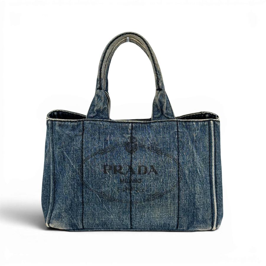PRADA（プラダ） ミラノデニム カナパ ハンドバッグ : tibi TRUNK