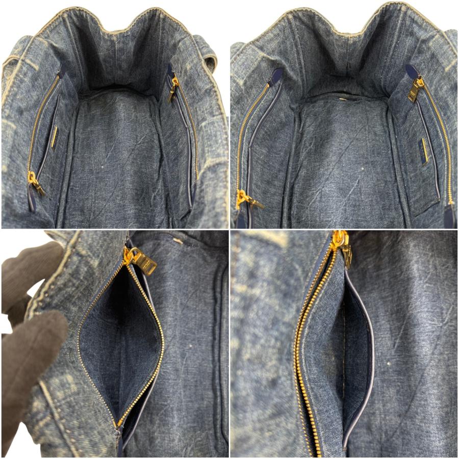PRADA（プラダ） ミラノデニム カナパ ハンドバッグ : tibi TRUNK