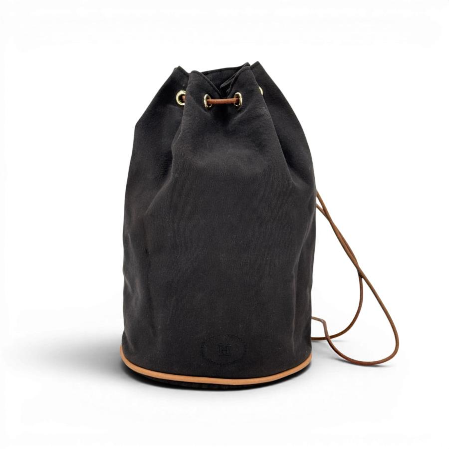 HERMES（エルメス） ポロションミミルPM 巾着バッグ ブラック