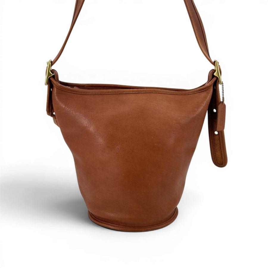 オールドコーチ ブラウンレザーショルダーバッグ COACH（コーチ） オールドコーチ ブラウン レザー ショルダーバッグ