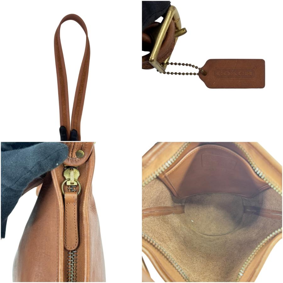 オールドコーチ ブラウンレザーショルダーバッグ COACH（コーチ） オールドコーチ ブラウン レザー ショルダーバッグ