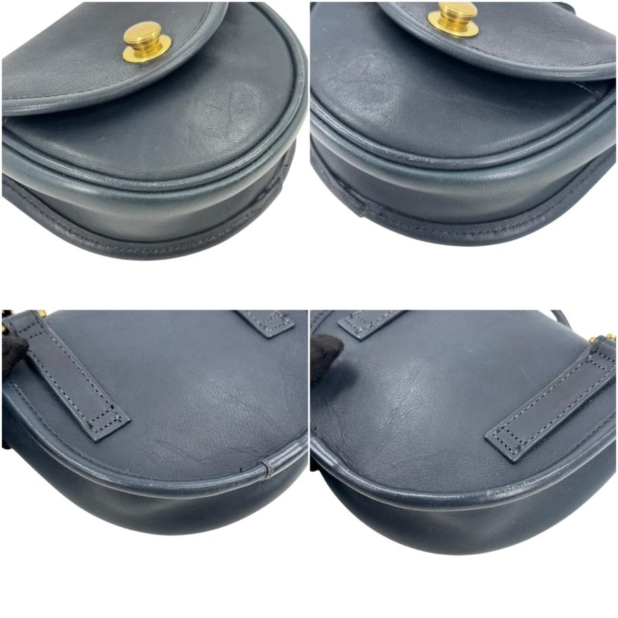 オールドコーチ　ショルダーバッグ　ネイビー Old Coach Leather Shoulder Bag / オールドコーチ ショルダーバック