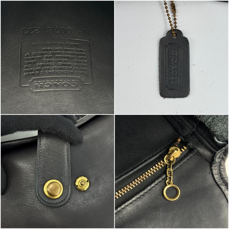 COACH（コーチ） オールドコーチ レザー ショルダーバッグ ブラック