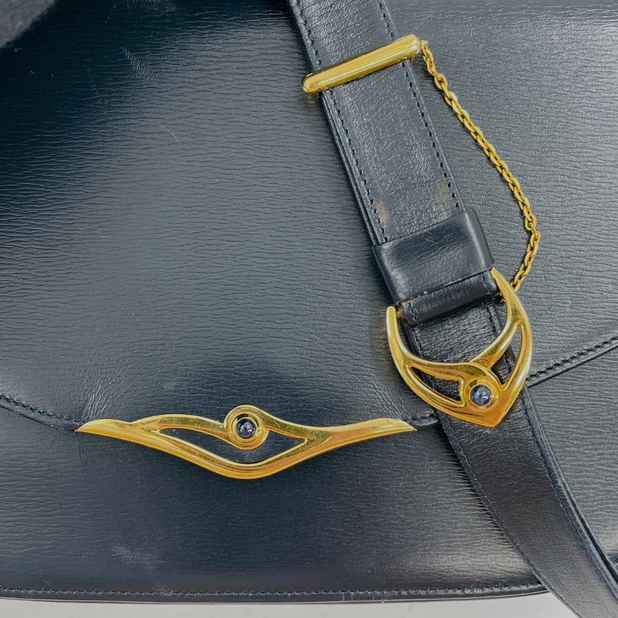 Cartier（カルティエ） 美品 サファイアライン ショルダーバッグ 濃紺
