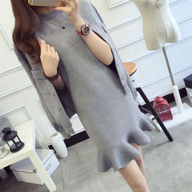 卒業式 服 母 服装 ワンピーススーツ セレモニースーツ ニット 卒園式 ママ 入学式 レディース 母親 2点セット セットアップ 40代 50代 | ブランド登録なし | 08