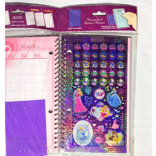 Disney（ディズニー） プリンセス シール付 スケジュール帳 : TICKTACK