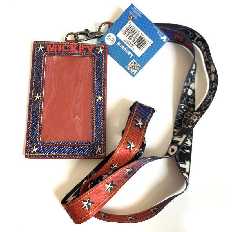 Disney（ディズニー） Mickey Mouse (ミッキーマウス) 首紐 カード