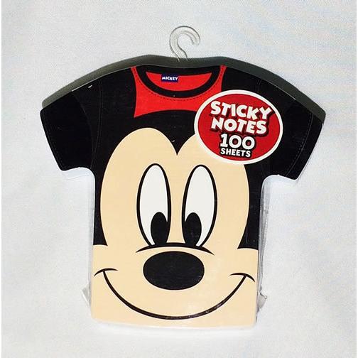 Disney（ディズニー） ミッキーマウス Tシャツ型ノートパッドメモ帳100