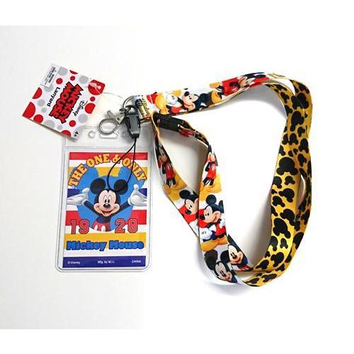 Disney（ディズニー） Mickey Mouse (ミッキーマウス) 首紐 カード
