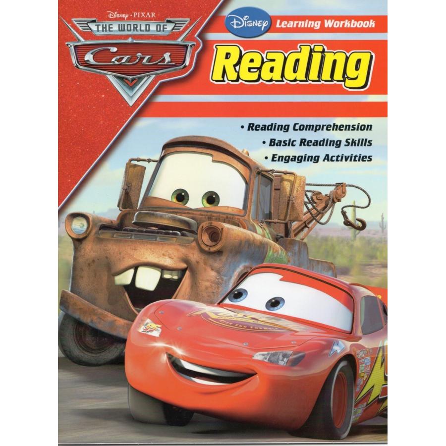 Disney (ディズニー) Pixar (ピクサー) Cars　カーズ 英語練習ノート ワークブックドリル｜ticktack-jp