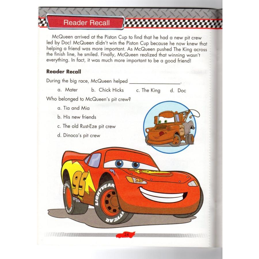 Disney (ディズニー) Pixar (ピクサー) Cars カーズ 英語練習
