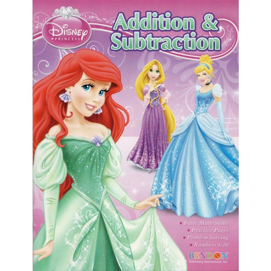 Disney（ディズニー） Princess プリンセス 計算練習ノート