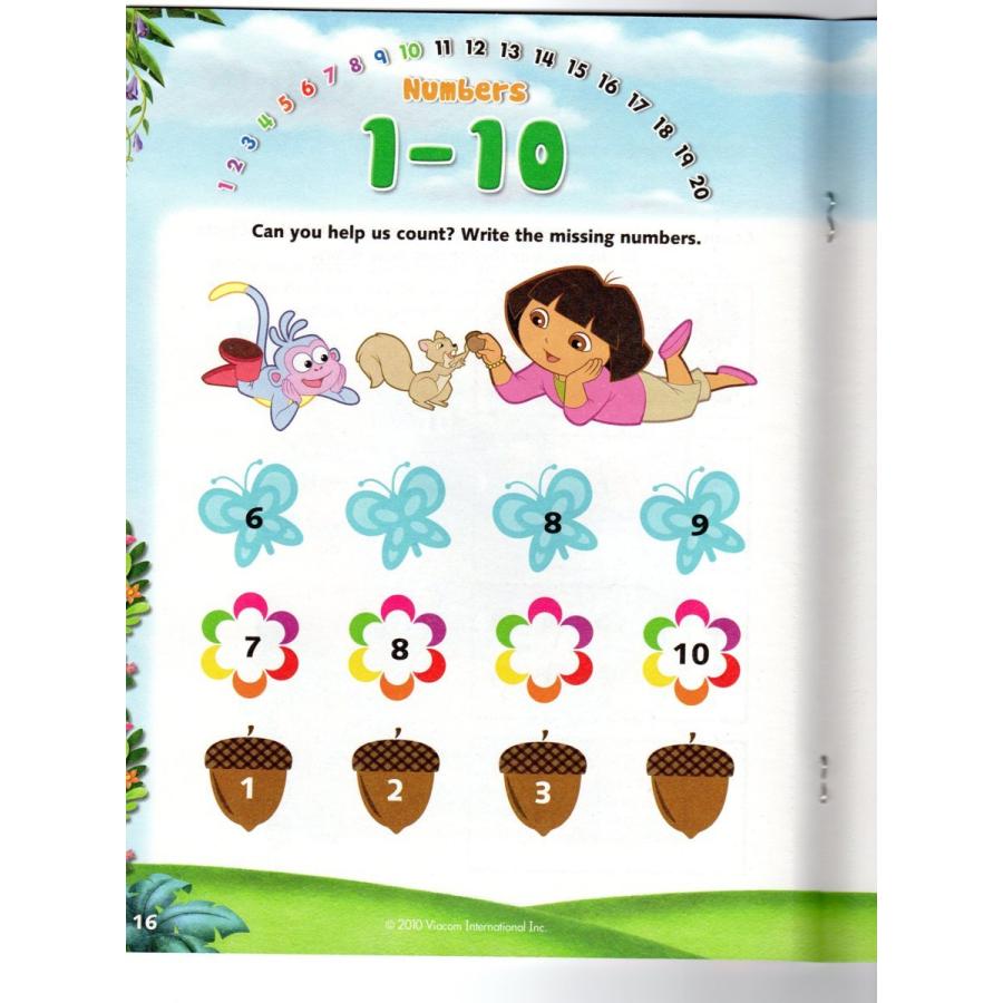 Disney（ディズニー） DORA ドーラ 数字練習ノート ワークブックドリル