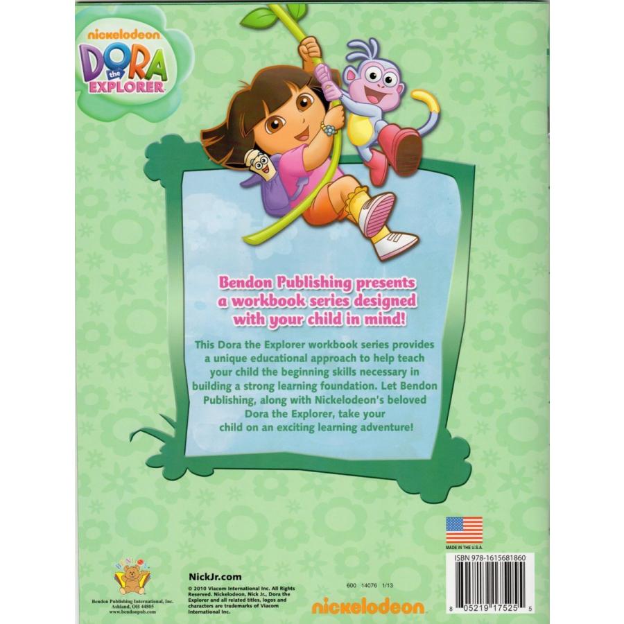 Disney（ディズニー） DORA ドーラ 色と形練習ノート ワークブック