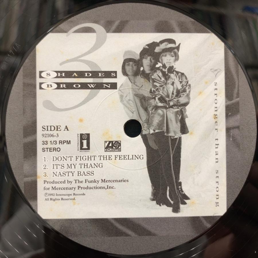 3 SHADES BROWN / Stronger Than Strong 12inch Vinyl record (アナログ盤・レコード