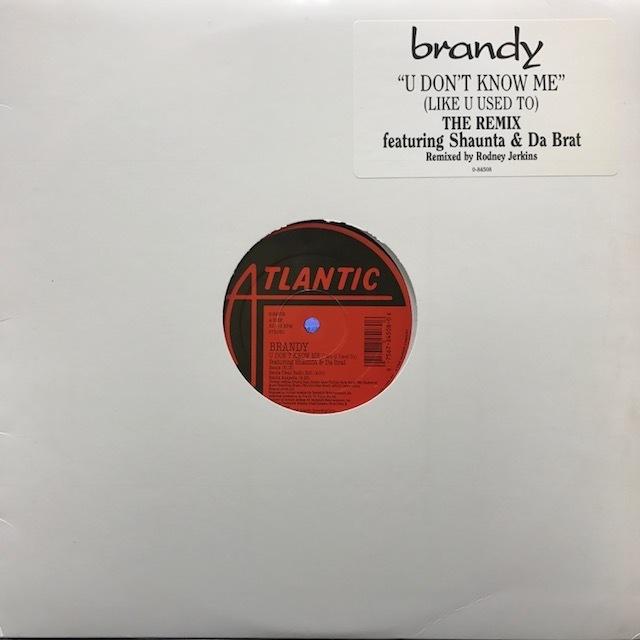 BRANDY / U DON'T KNOW ME (LIKE U USED TO) RB067266TICRO MARKET 通販