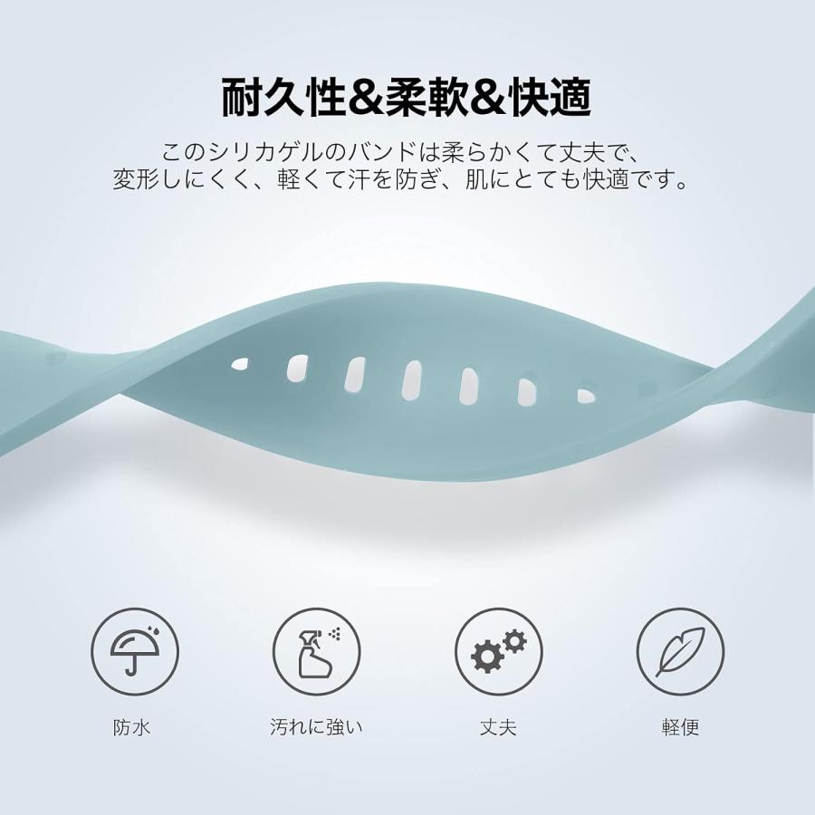 スマートウォッチバンド TicWatch E3 専用 交換用ベルト シリコン 20mm幅 腕時計バンド メンズ レディース | TicWatch | 03