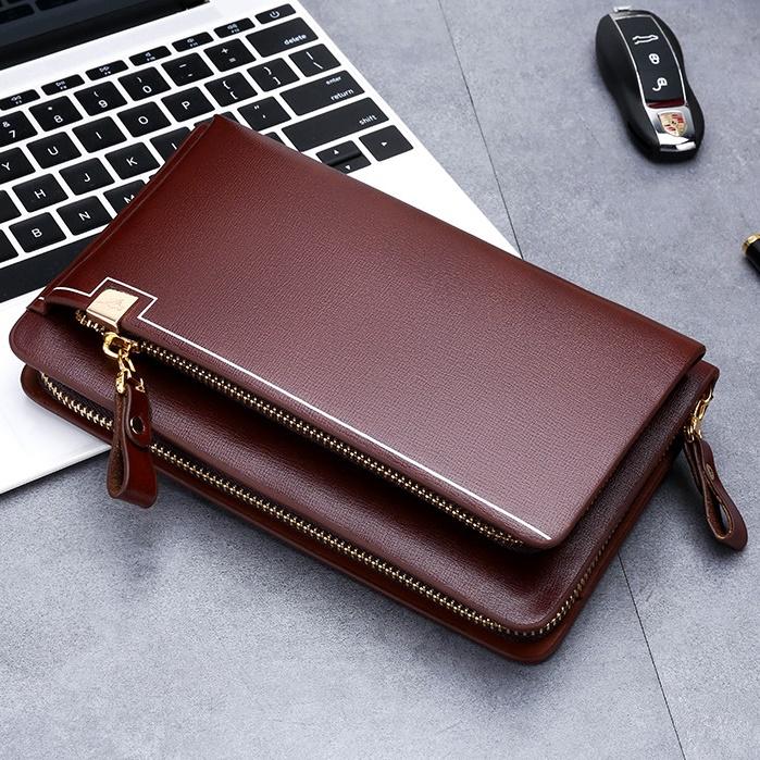 セカンドバッグ クラッチバック メンズ 長財布 ラウンドファスナー型