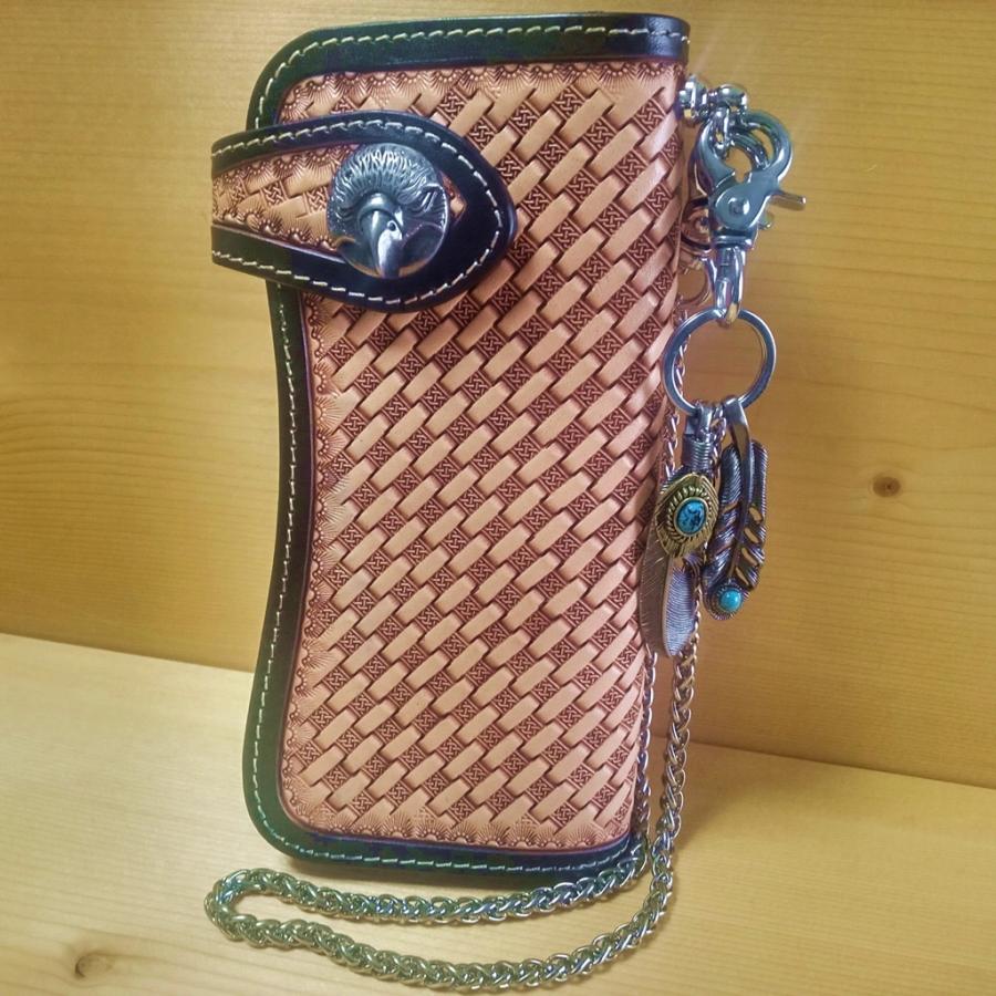 長財布 メンズ ハンドメイド 本革 高級牛革使用 サドルレザー