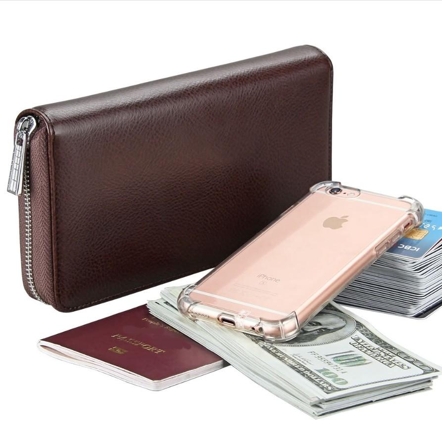 長財布 大容量 カードケース スマホケース 本革 牛革使用 ラウンド