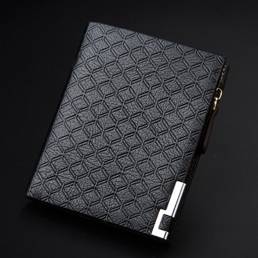 三つ折り　財布　メンズ　送料無料　多機能  ファスナー付き小銭入　カード入９枚　 |  | 01